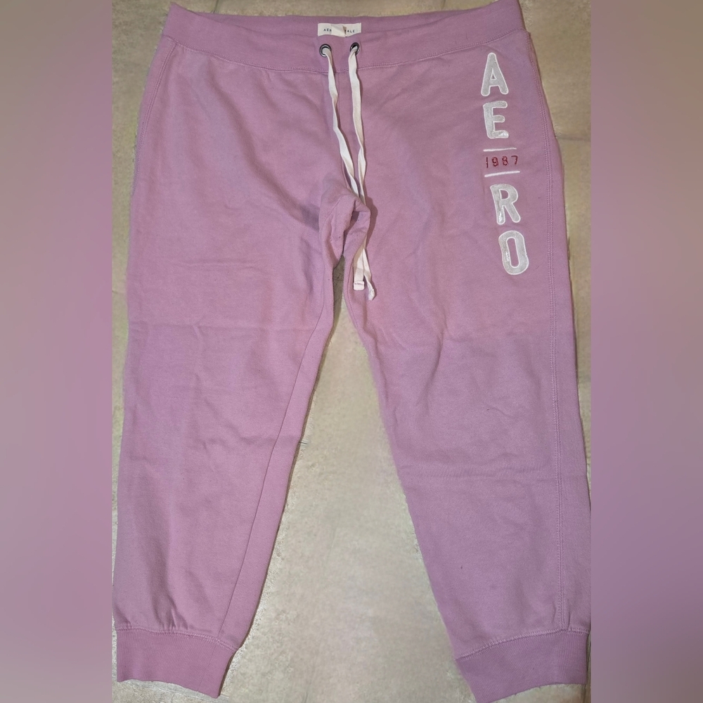 Aeropostale Pink Y2K Style Joggers Size XL (short Queen friendly!)